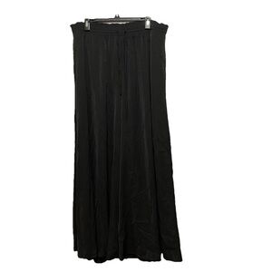 BTFBM Women Casual High Waist Wide Leg Palazzo Pants. Black Sz XXL New